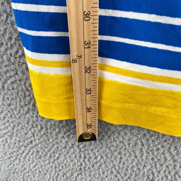 Calvin Klein Dress Womens 2 Multicolor Striped Sheath Sweetheart Neck Bra Mini - Picture 10 of 11